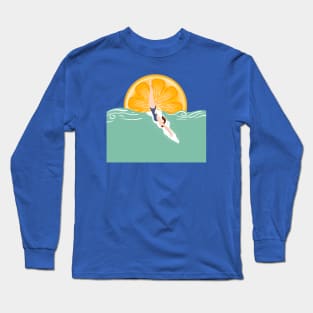 Woman at the beach 8 Long Sleeve T-Shirt